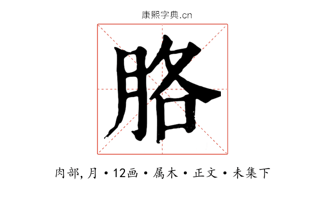 胳