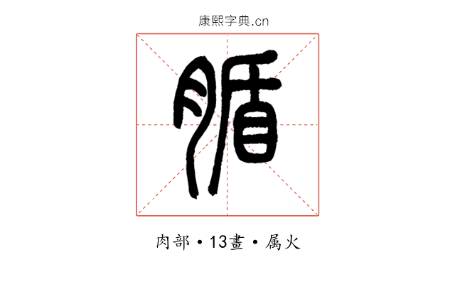 腯
