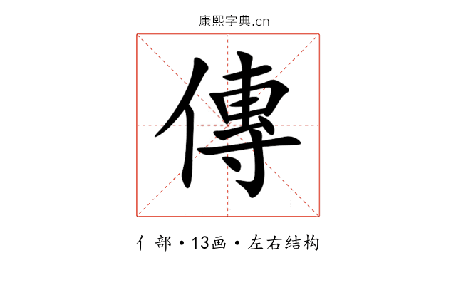 傳 傳